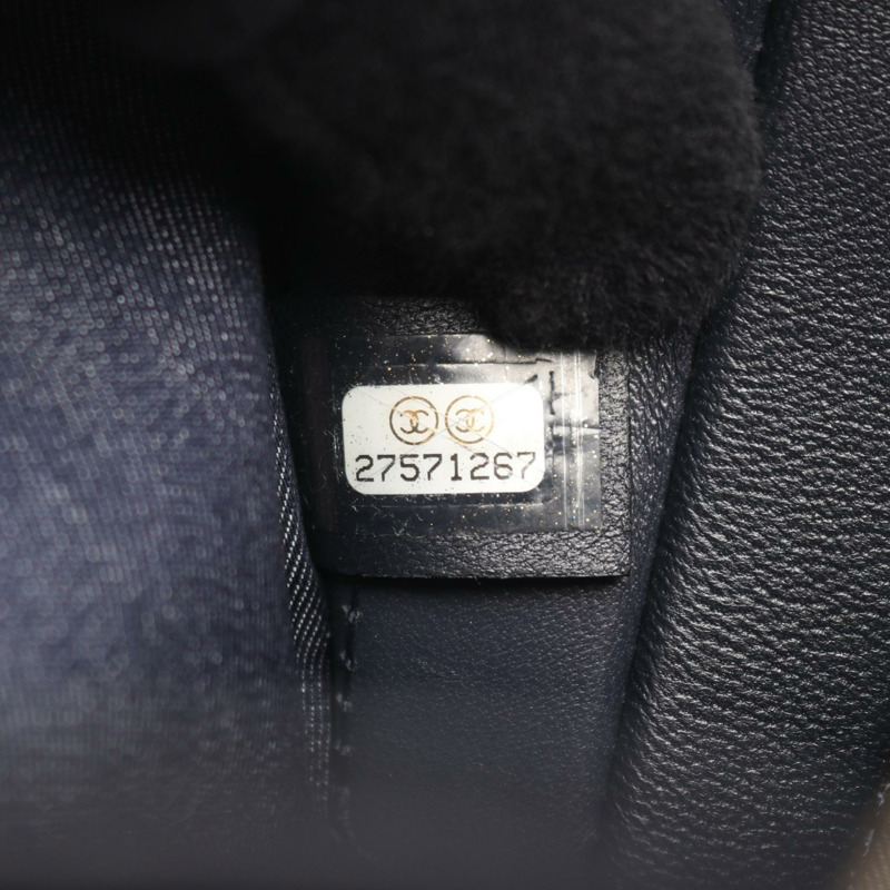 香奈兒 Jumbo COCO 標誌鏈肩背斜背包，羊皮材質，黑色，金色五金，二手-4