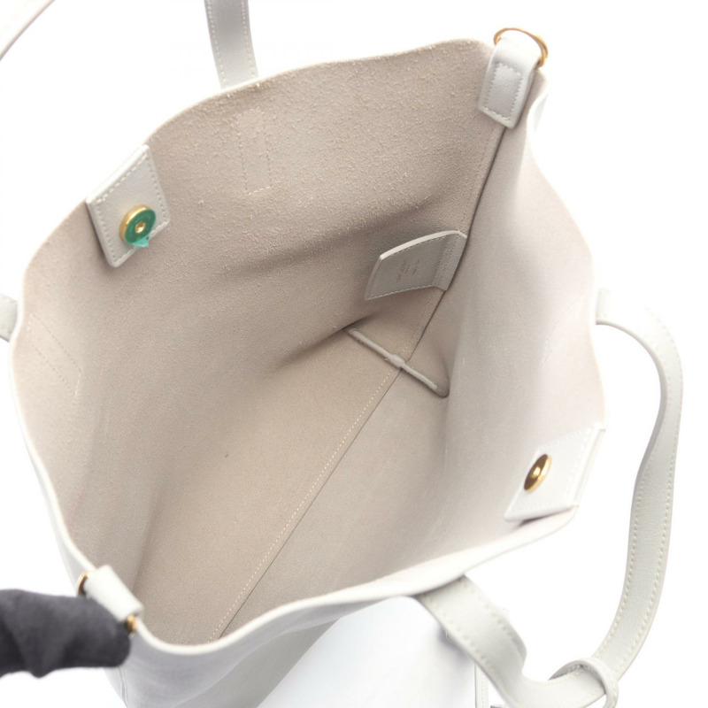 聖羅蘭巴黎購物玩具斜背包 600307 CSV0J 皮革灰色-2