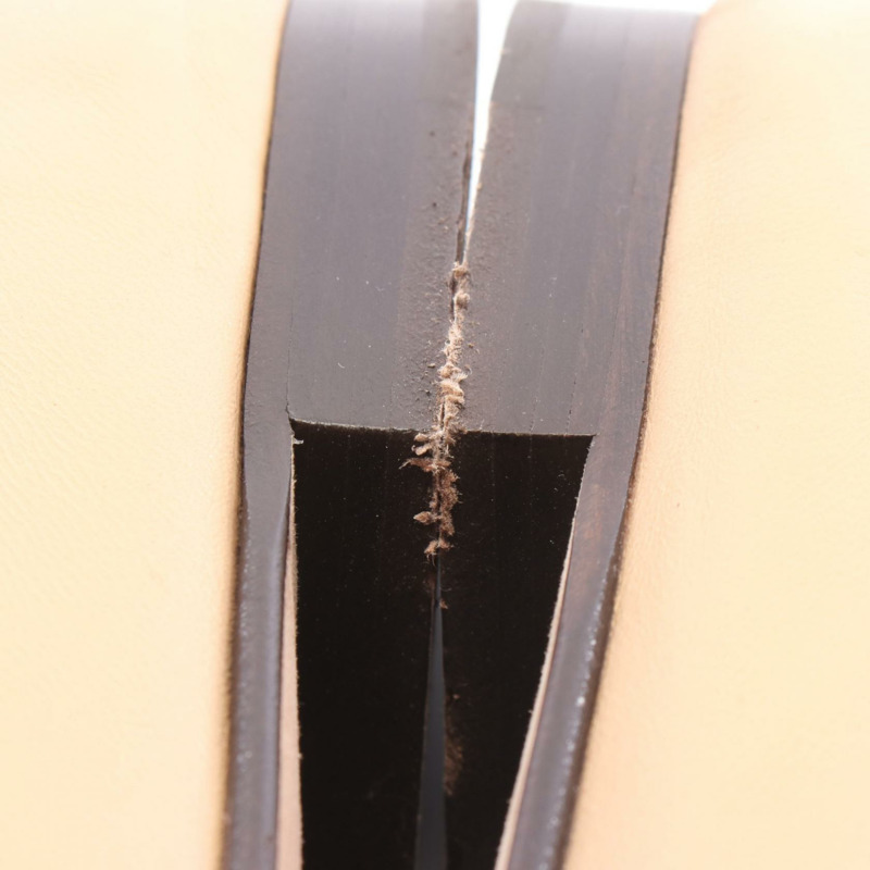 香奈兒芭蕾舞鞋 G02819 皮革 米色 黑色 二手 女款 36C CC-7