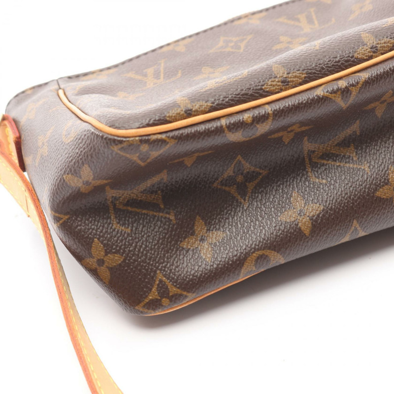 路易威登 Vivacite PM 單肩斜背包 M51165 Monogram 棕色皮革-6