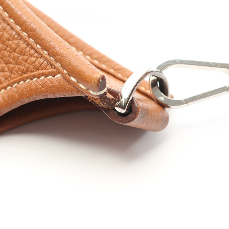 愛馬仕 Evelyne III PM 單肩斜背包 056277CK Clemence 皮革 金色 二手-7