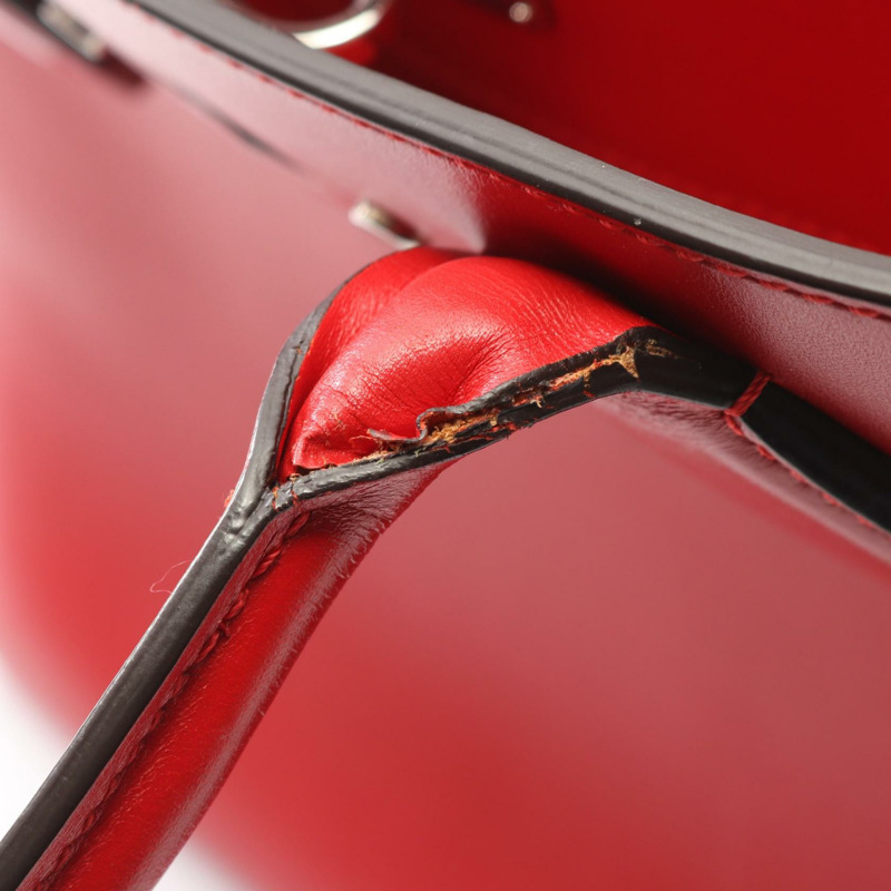 路易威登 City Steamer PM 斜背包 M51030 小牛皮 紅色-7