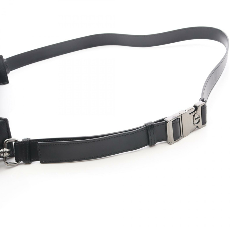 Dior CAMP 小號 Macro Cannage 單肩包 M1243OMIG 黑色皮革二手-9