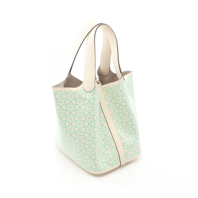 愛馬仕 Picotin Lock PM Lucky Daisy 手袋 083546CK Swift 皮革 二手 U-1