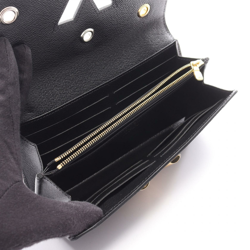 路易威登 Portefeuille twist 雙折長版皮夾 M62483 Epi Noir 二手-2
