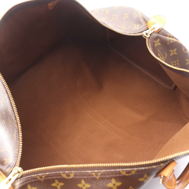 路易威登 Keepall 55 旅行手提包 M41424 Monogram 皮革 棕色 二手-2