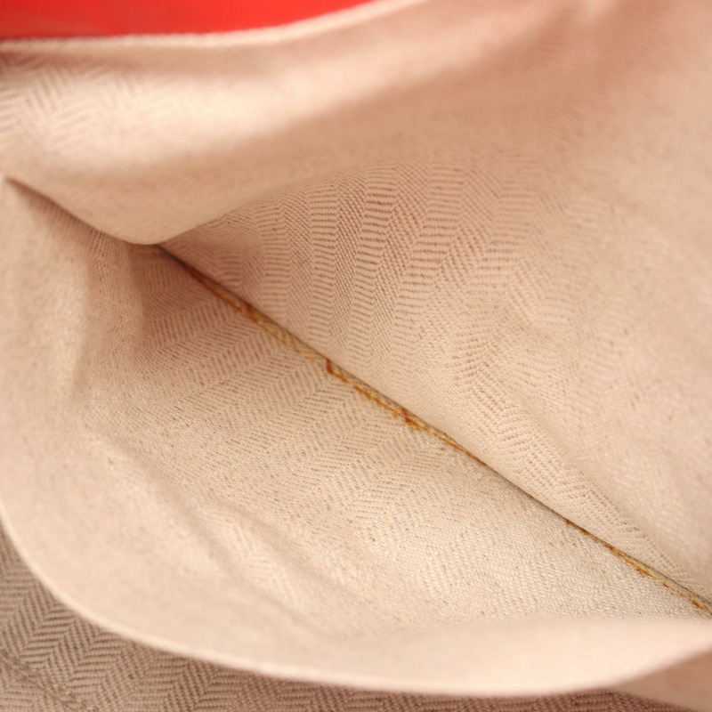 LOEWE Puzzle 中型斜挎包/單肩包/手提包，紅色真皮，二手女款-5