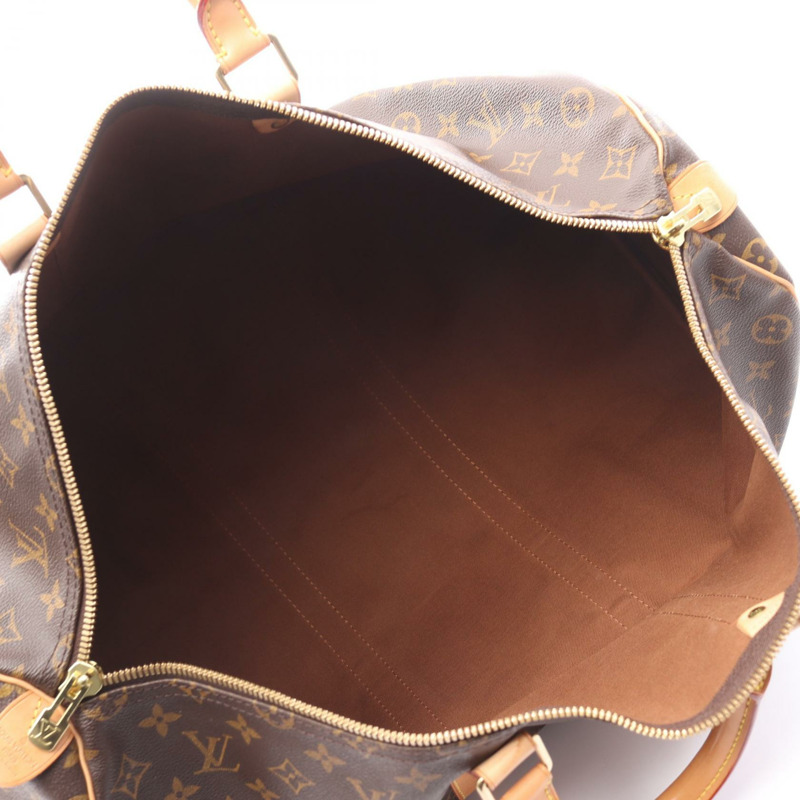 路易威登 Keepall 50 旅行手提包 M41426 Monogram 皮革 棕色 二手-2
