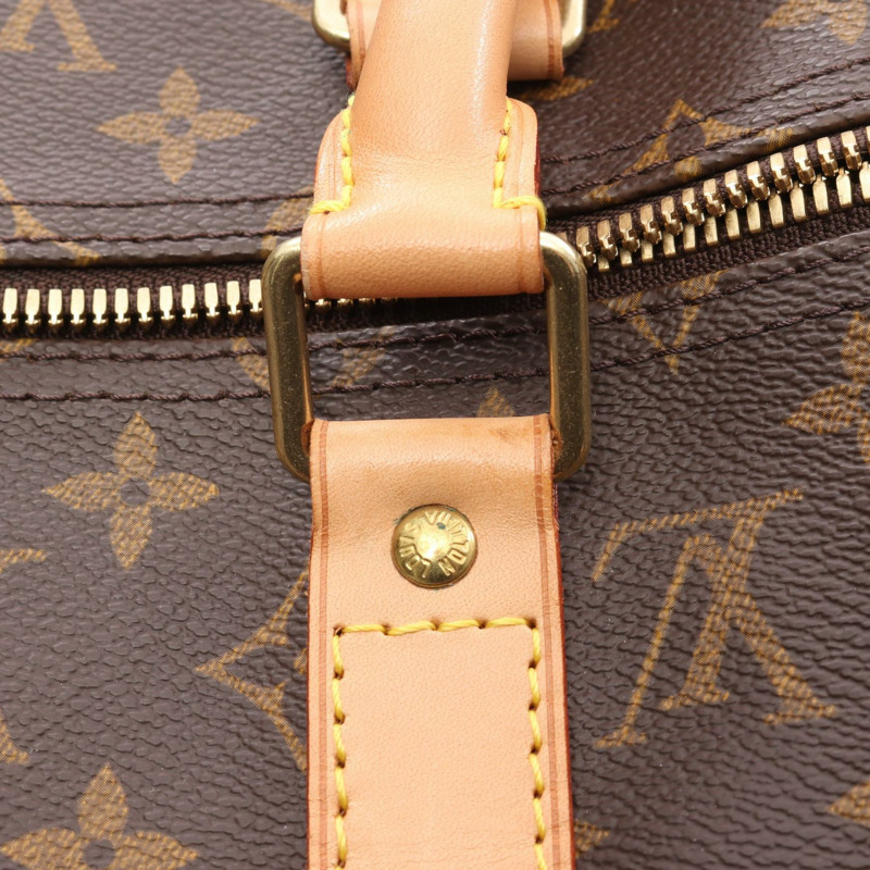 路易威登 Keepall 50 旅行手提包 M41426 Monogram 皮革 棕色 二手-9