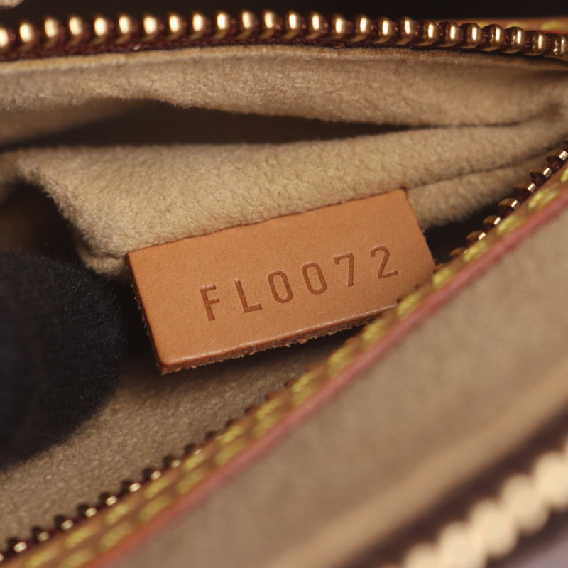 路易威登 Looping MM 單肩包 M51146 Monogram 皮革棕色二手女士-4