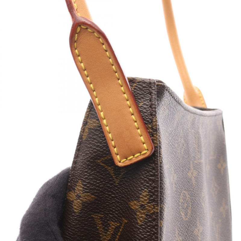 路易威登 Looping MM 單肩包 M51146 Monogram 皮革棕色二手女士-7