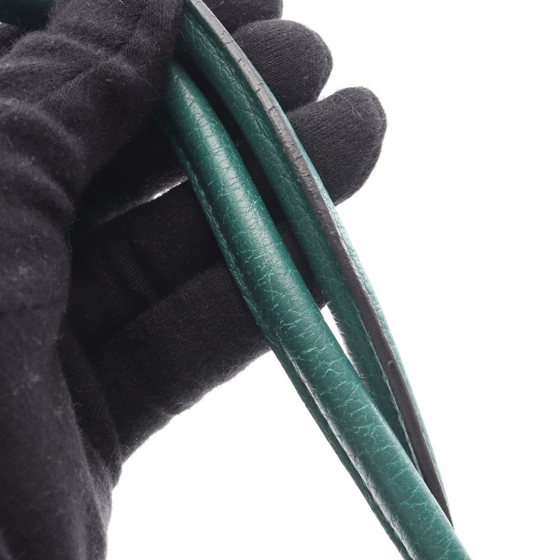 愛馬仕花園派對TPM托特包，Q Negonda皮革，綠色孔雀石色，SHW五金，二手-10