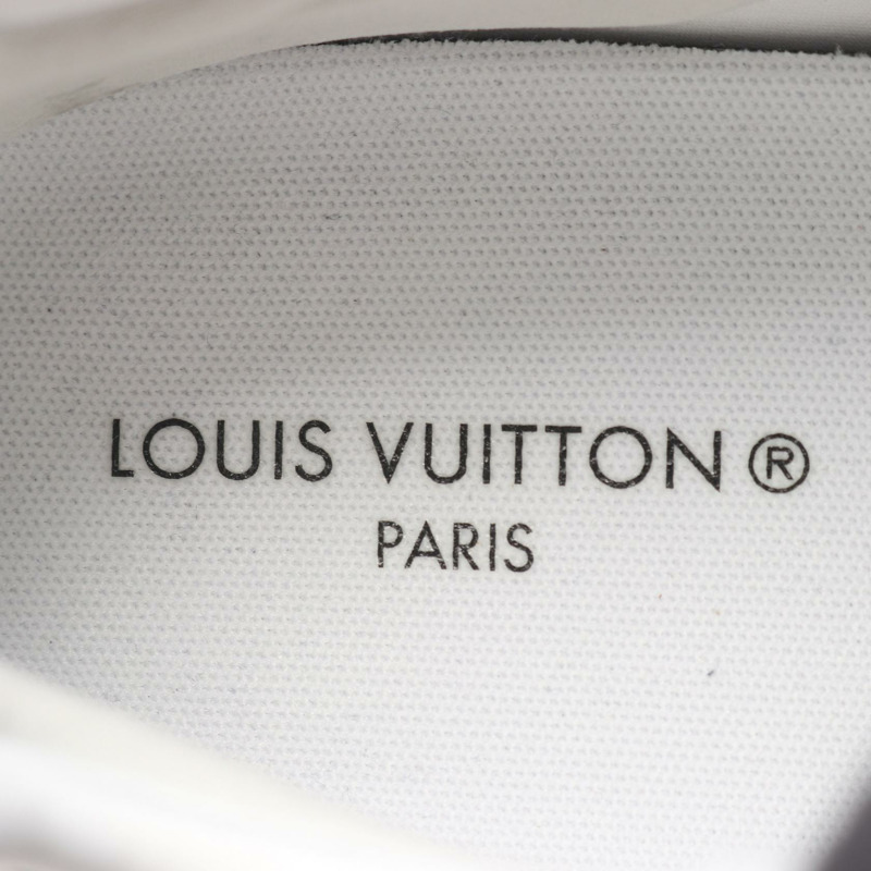 路易威登 Lin55 運動鞋 #37 鞋款 織品皮革 白色 金色 二手 女士-4