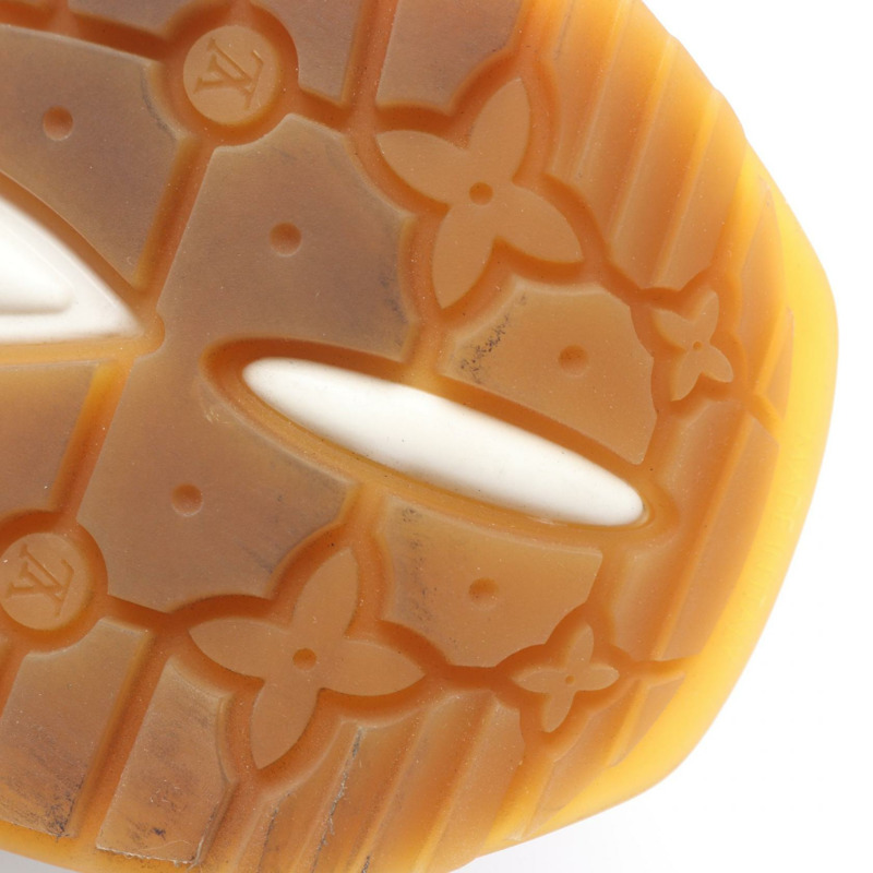 路易威登 Lin55 運動鞋 #37 鞋款 織品皮革 白色 金色 二手 女士-8