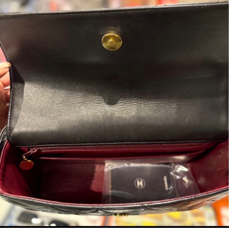 Chanel • So Black 黑武士全皮郵差包 在台現貨-6