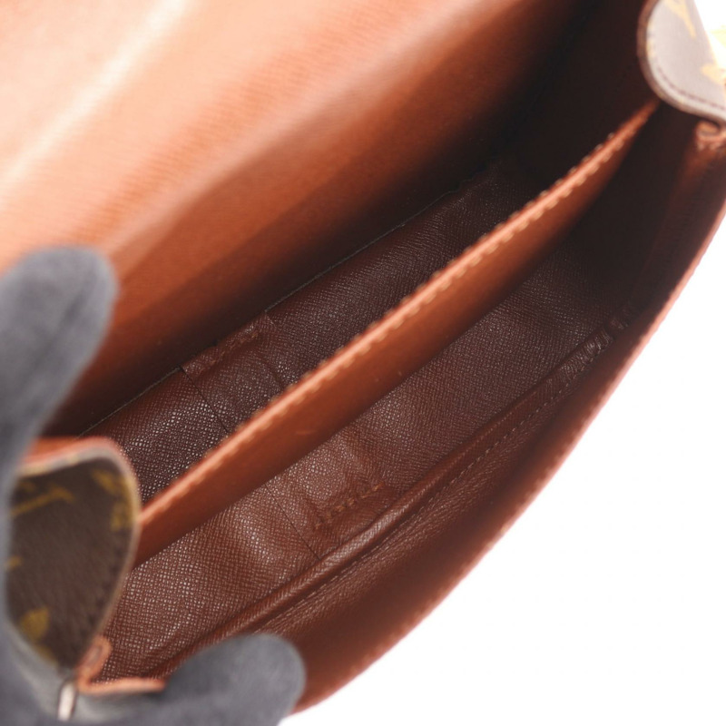 路易威登 Cartouchiere MM 單肩包 M51253 Monogram 帆布棕色二手 LV-2