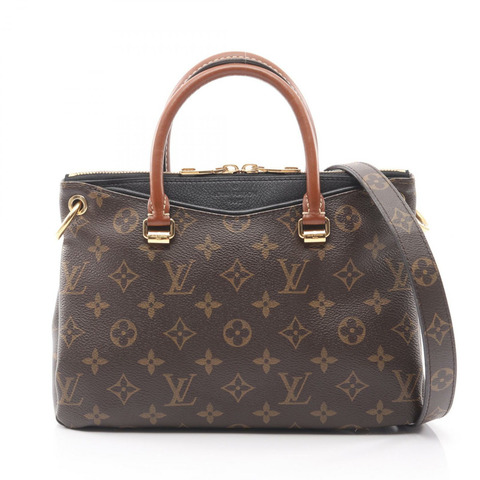 路易威登 Palas BB 單肩手提包 M41218 Monogram 帆布 棕色/黑色 二手