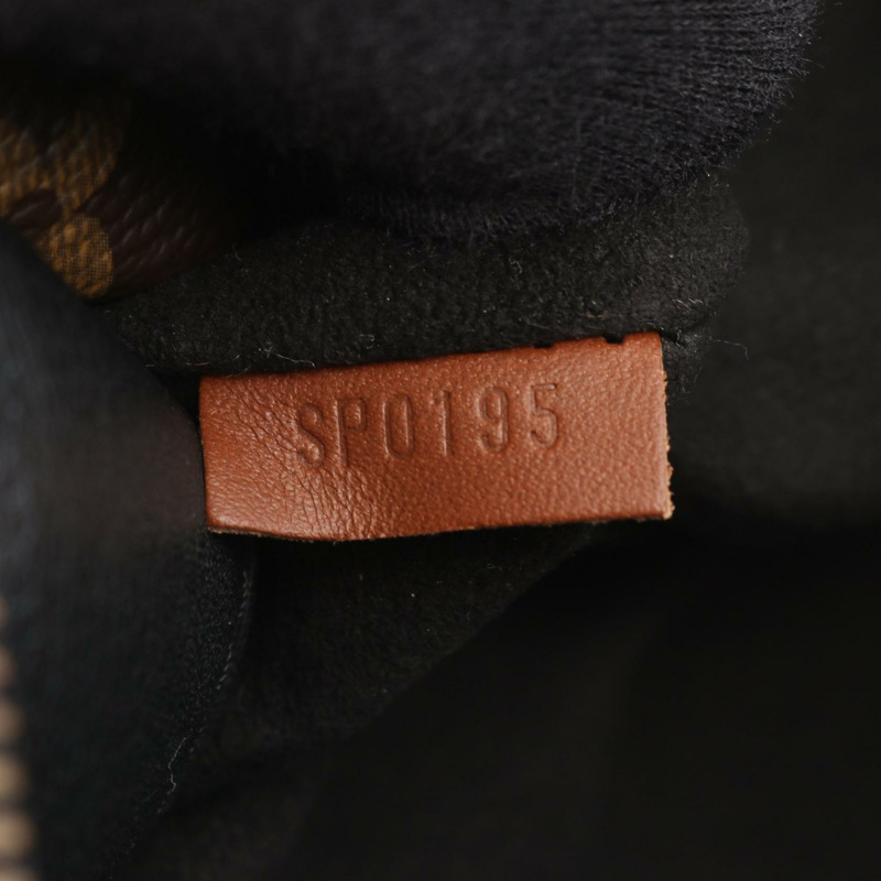 路易威登 Palas BB 單肩手提包 M41218 Monogram 帆布 棕色/黑色 二手-4