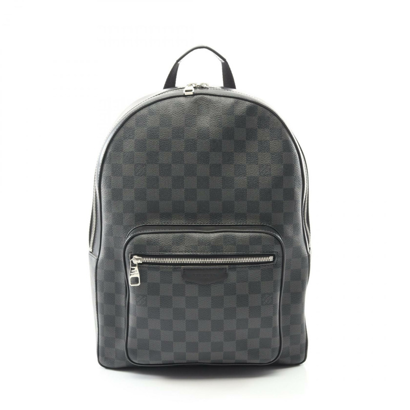 路易威登 Josh 雙肩包 N41473 Damier Graphite 黑色 二手 男款 LV-0