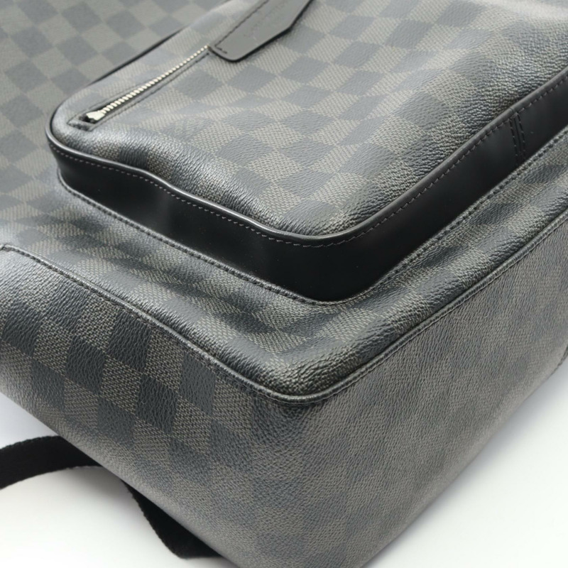 路易威登 Josh 雙肩包 N41473 Damier Graphite 黑色 二手 男款 LV-5