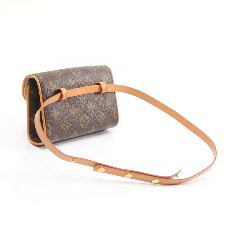 路易威登 Pochette Florentine 腰包 M51855 Monogram 帆布皮革 二手-1