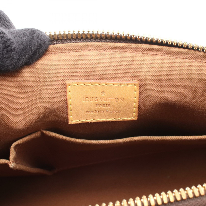 路易威登 Tivoli PM 手提包 M40143 Monogram 皮革棕色二手女士 LV-3