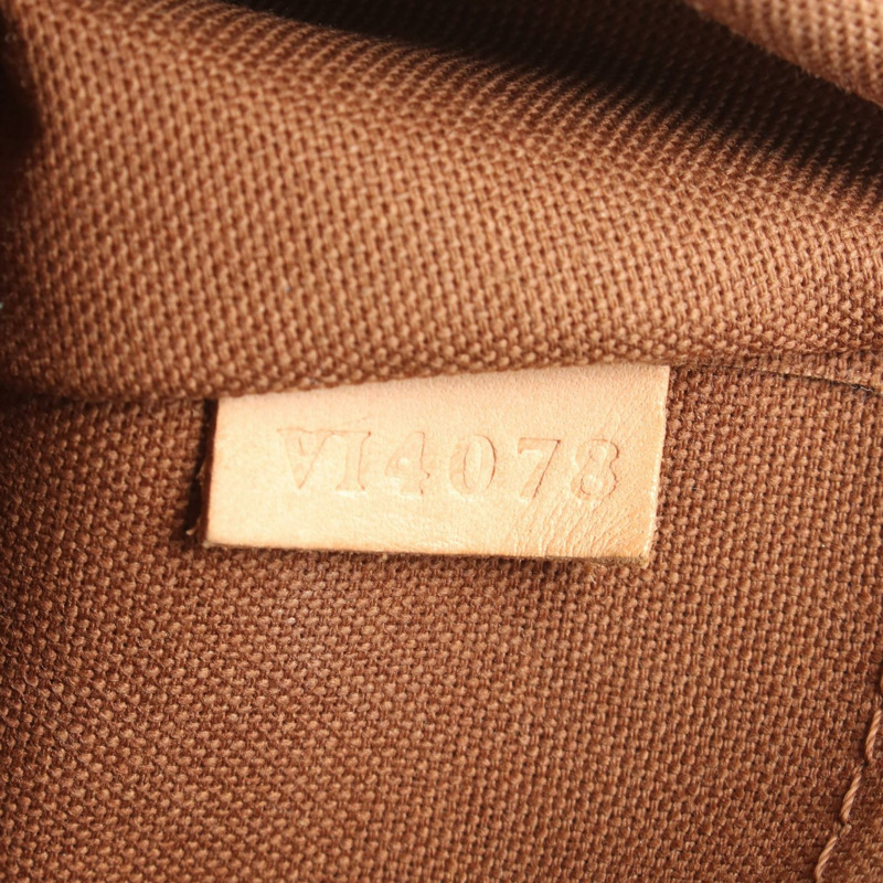 路易威登 Tivoli PM 手提包 M40143 Monogram 皮革棕色二手女士 LV-4