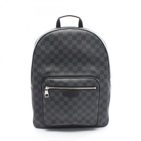 路易威登 Josh 雙肩包 N41473 Damier 石墨色帆布皮革 二手