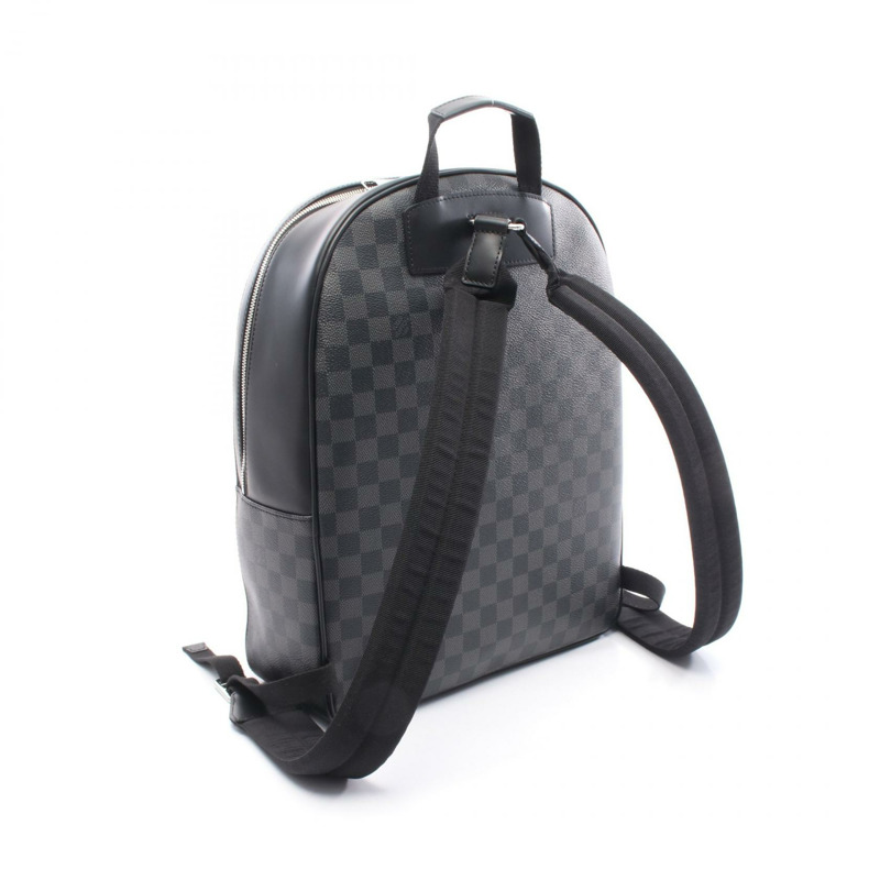 路易威登 Josh 雙肩包 N41473 Damier 石墨色帆布皮革 二手-1