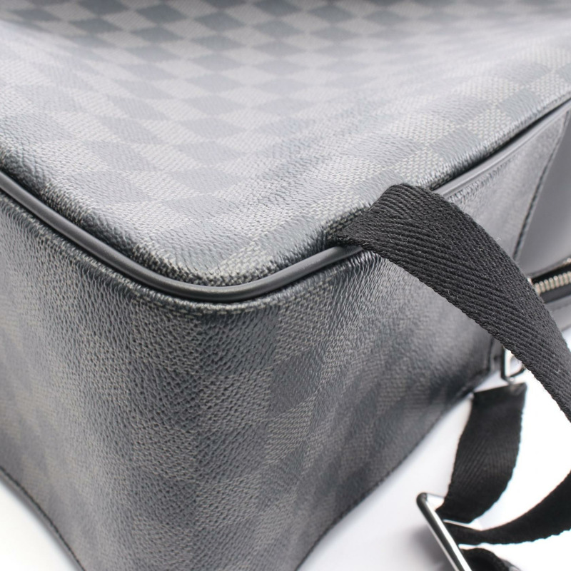 路易威登 Josh 雙肩包 N41473 Damier 石墨色帆布皮革 二手-5