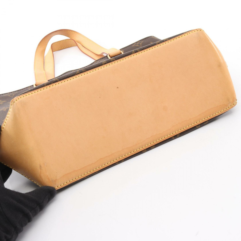 路易威登 Cabas 鋼琴肩背包 M51148 Mongra 皮革棕色二手女士-7