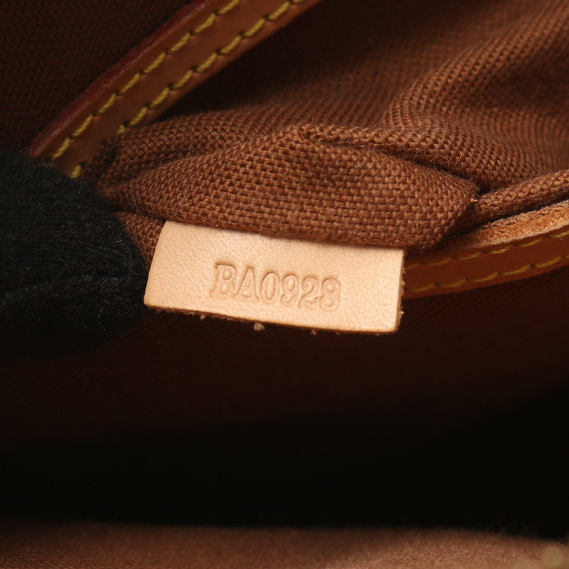 路易威登 Alma PM 手提包 M51130 Monogram 帆布皮革棕色二手女士-4