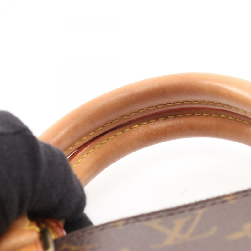 路易威登 Alma PM 手提包 M51130 Monogram 帆布皮革棕色二手女士-6