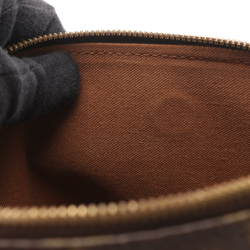 路易威登 Alma PM 手提包 M51130 Monogram 帆布皮革棕色二手女士-11