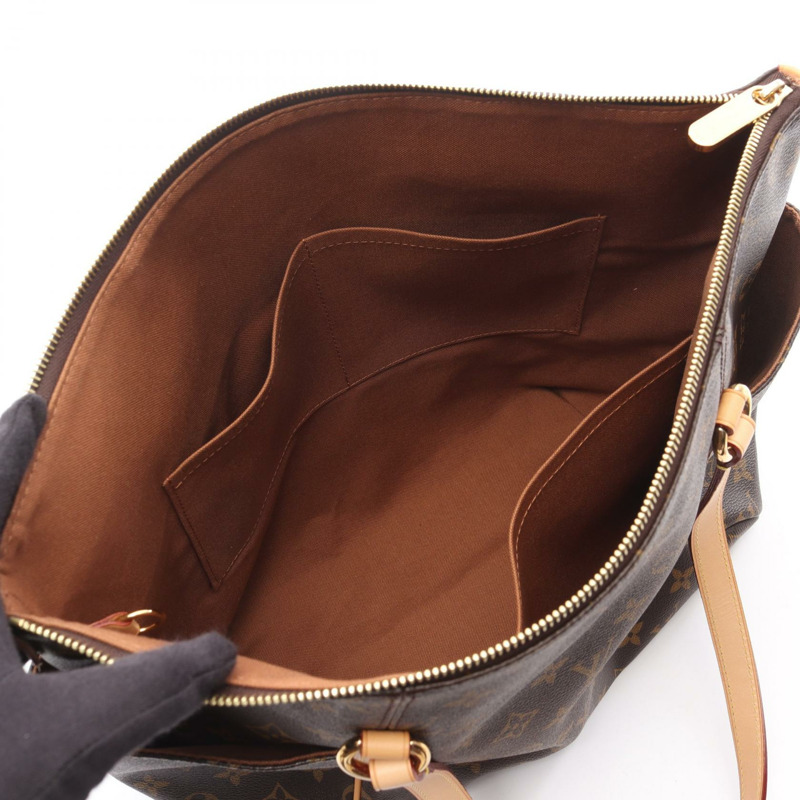 路易威登 Totally MM 手提單肩包 M56689 Monogram 皮革 棕色 二手-2