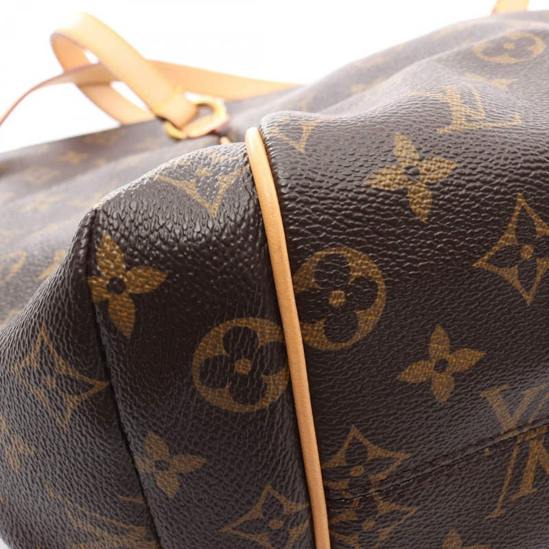 路易威登 Totally MM 手提單肩包 M56689 Monogram 皮革 棕色 二手-5