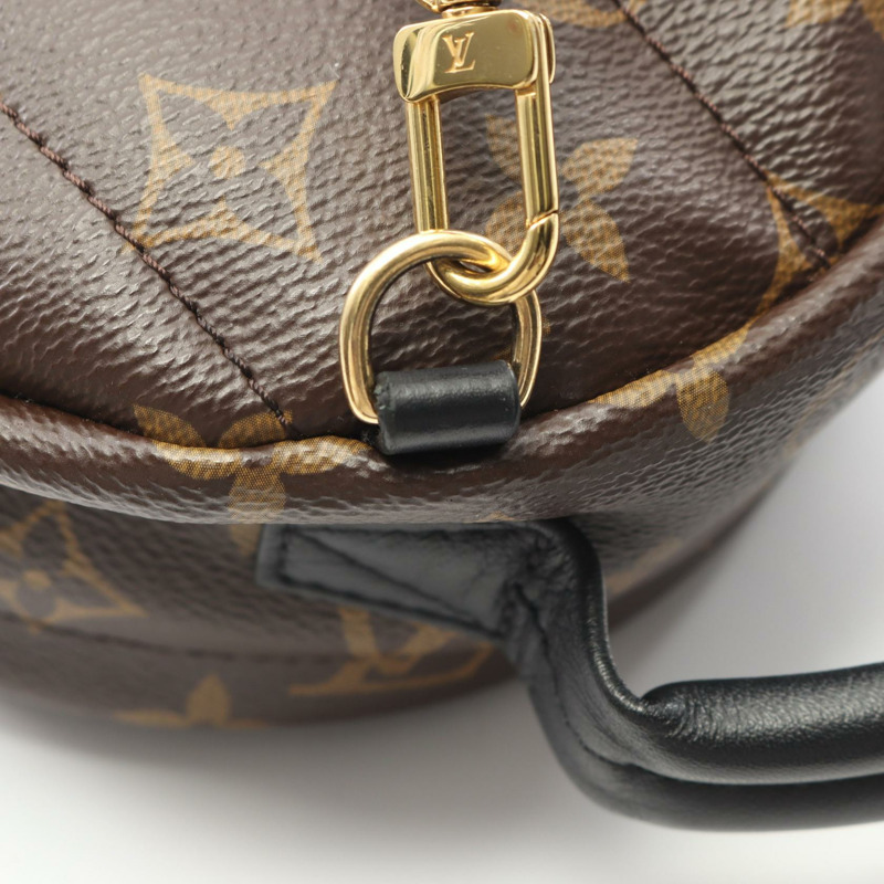 路易威登 Palm Springs 迷你雙肩包 M44873 Monogram 棕色皮革-4