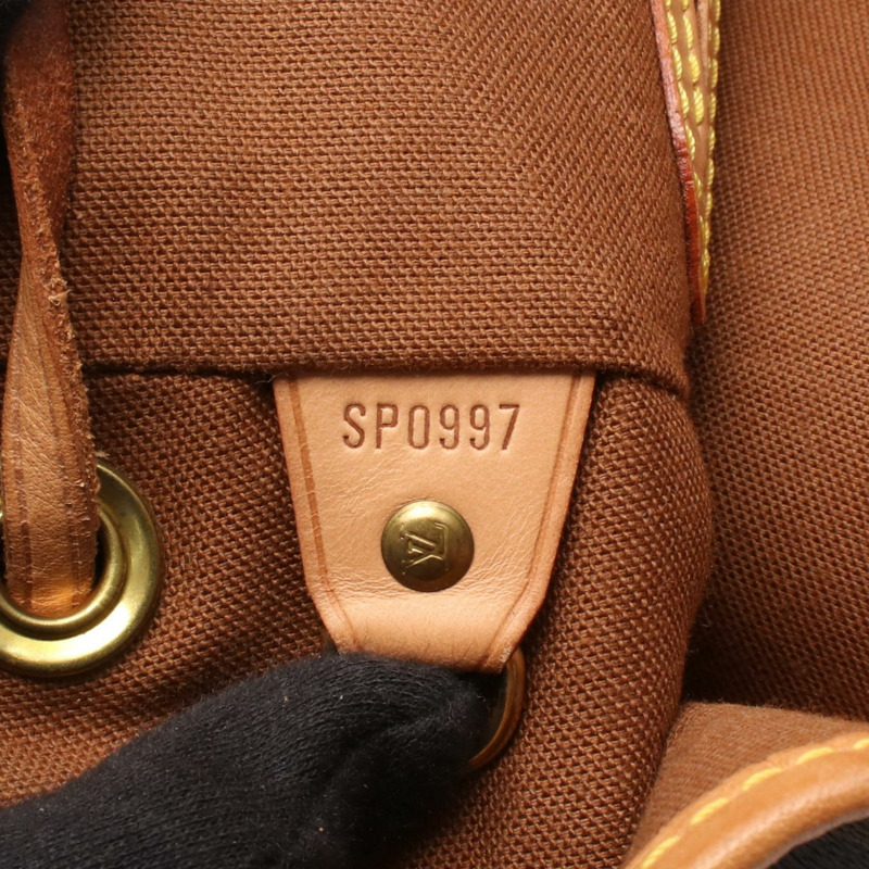 路易威登 Montsouris MM 雙肩包 M51136 Monogram 皮革 棕色 二手-4