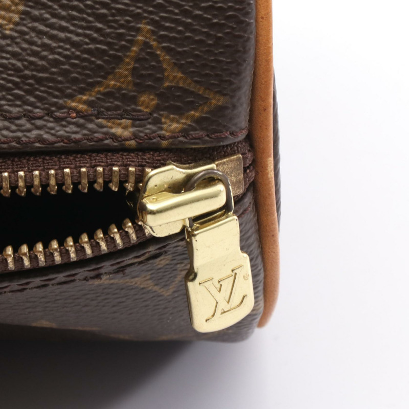 路易威登 Papillon 26 單肩手提包 M51386 Monogram 皮革 棕色 二手 LV-8