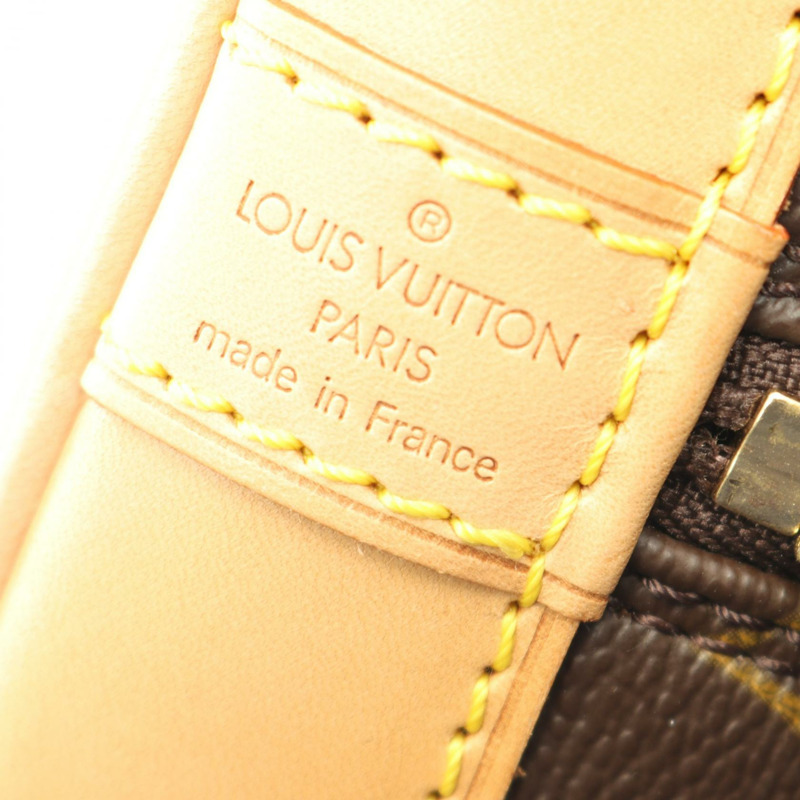 路易威登 Alma PM 手提包 M51130 Monogram 皮革棕色二手女士-3