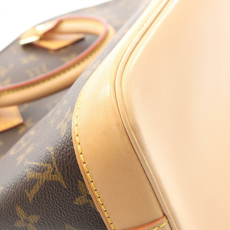 路易威登 Alma PM 手提包 M51130 Monogram 皮革棕色二手女士-6