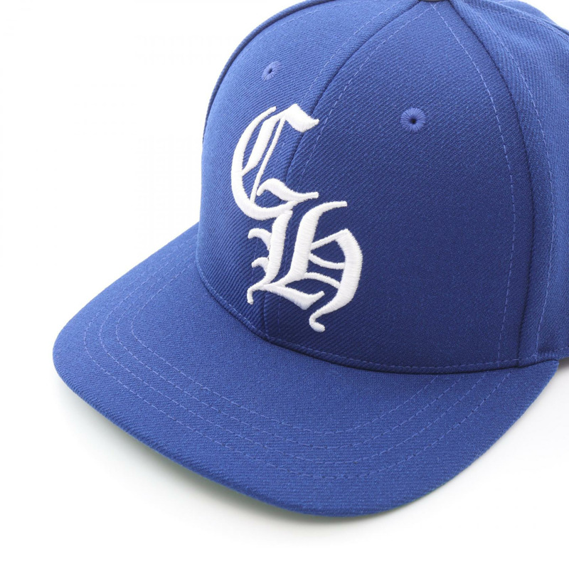 鉻心牌 (CHROME HEARTS) 藍色聚酯棒球帽，二手男款-6