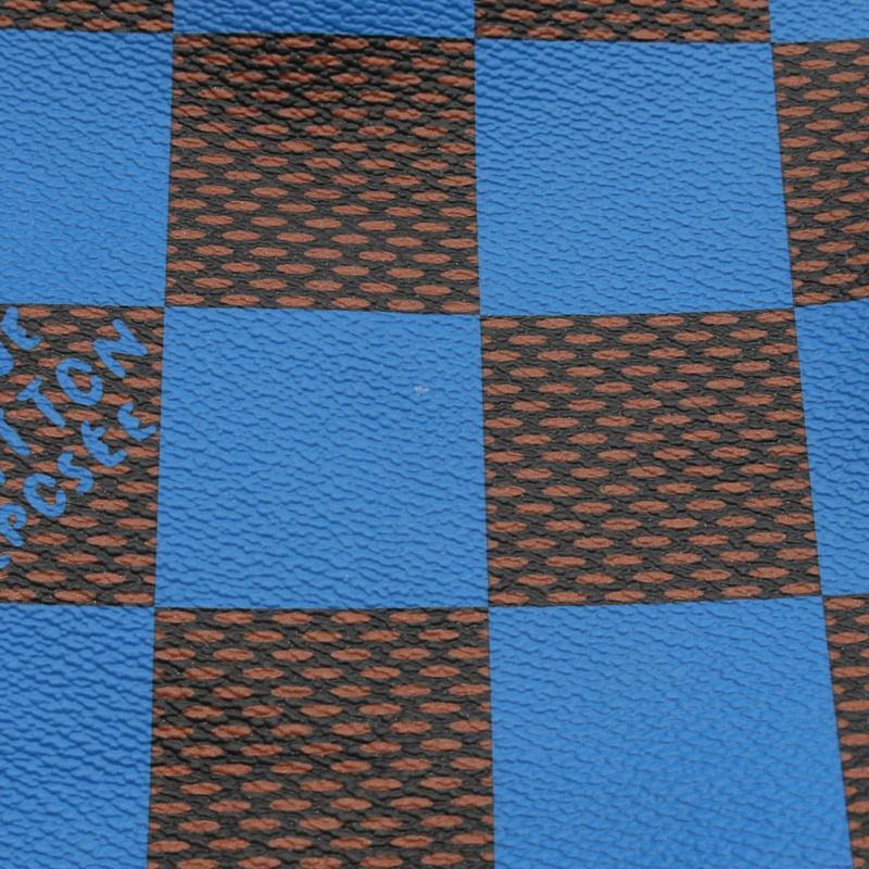 路易威登 Sac Plat Soft EW 手提包 N40557 Damier Pop 皮革 棕藍色-11