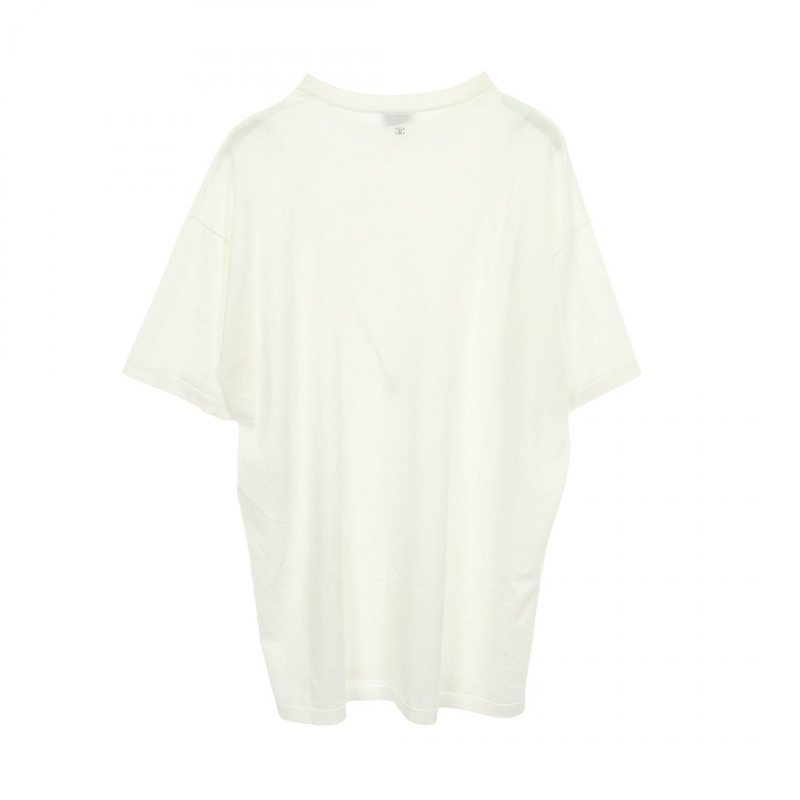 香奈兒 (CHANEL) 星形可可標誌寬鬆短袖T卹 白色 二手 女款 #36-1