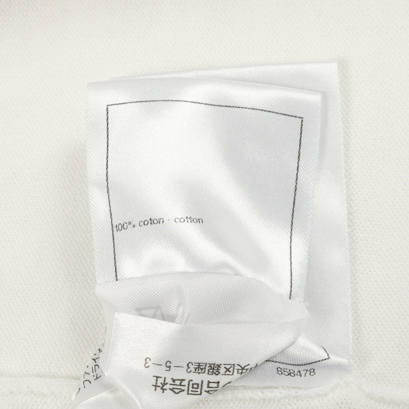 香奈兒 (CHANEL) 星形可可標誌寬鬆短袖T卹 白色 二手 女款 #36-3