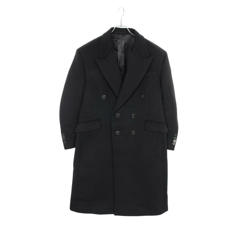 PRADA 其他安哥拉羊毛黑色二手男款大衣-0