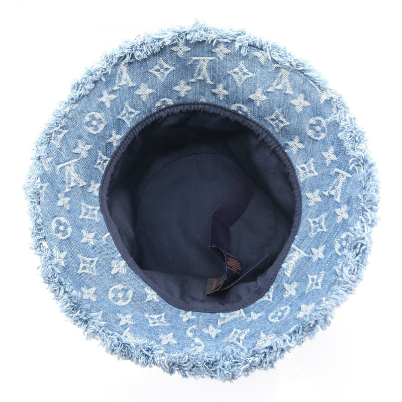 路易威登 LV × TM MonogramCherry 棉質藍色二手女帽-2