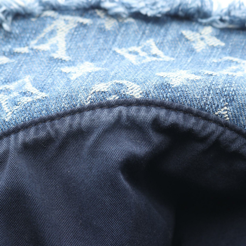 路易威登 LV × TM MonogramCherry 棉質藍色二手女帽-6