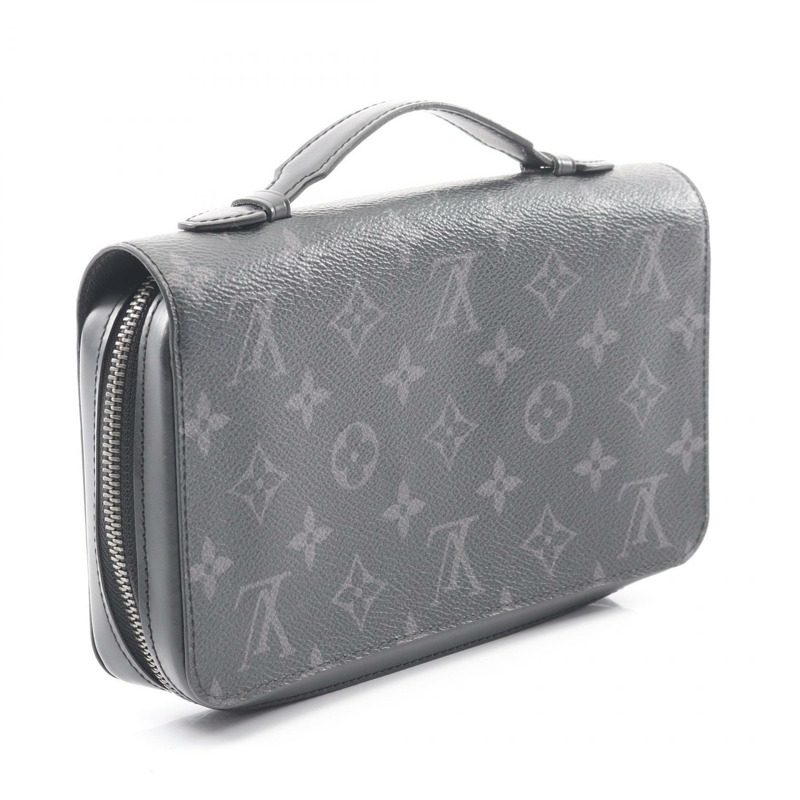 路易威登 Zippy XL Around 長版皮夾 M61698 Monogram Eclipse 黑色-1