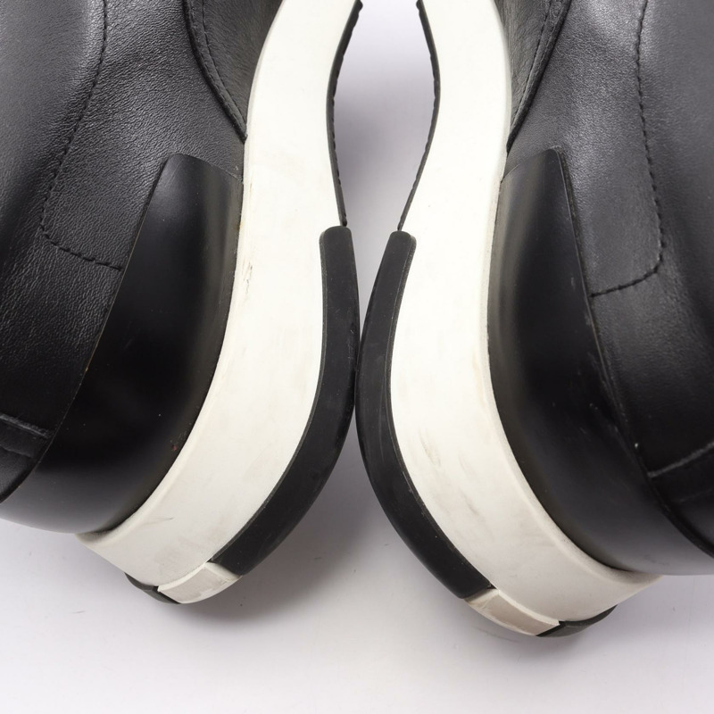 愛馬仕 (HERMES) Trail 運動鞋，黑色真皮，二手男款，尺寸 41-12